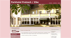 Desktop Screenshot of parkhotel-pretzsch.de
